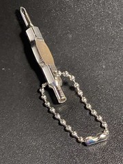 Pro Fingerboard Tool Silver Keychain