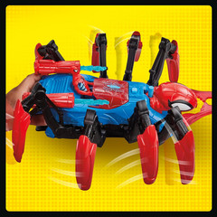 Marvel Car Playset with Blast Feature and Action Figure for Kids Ages 4 and Up