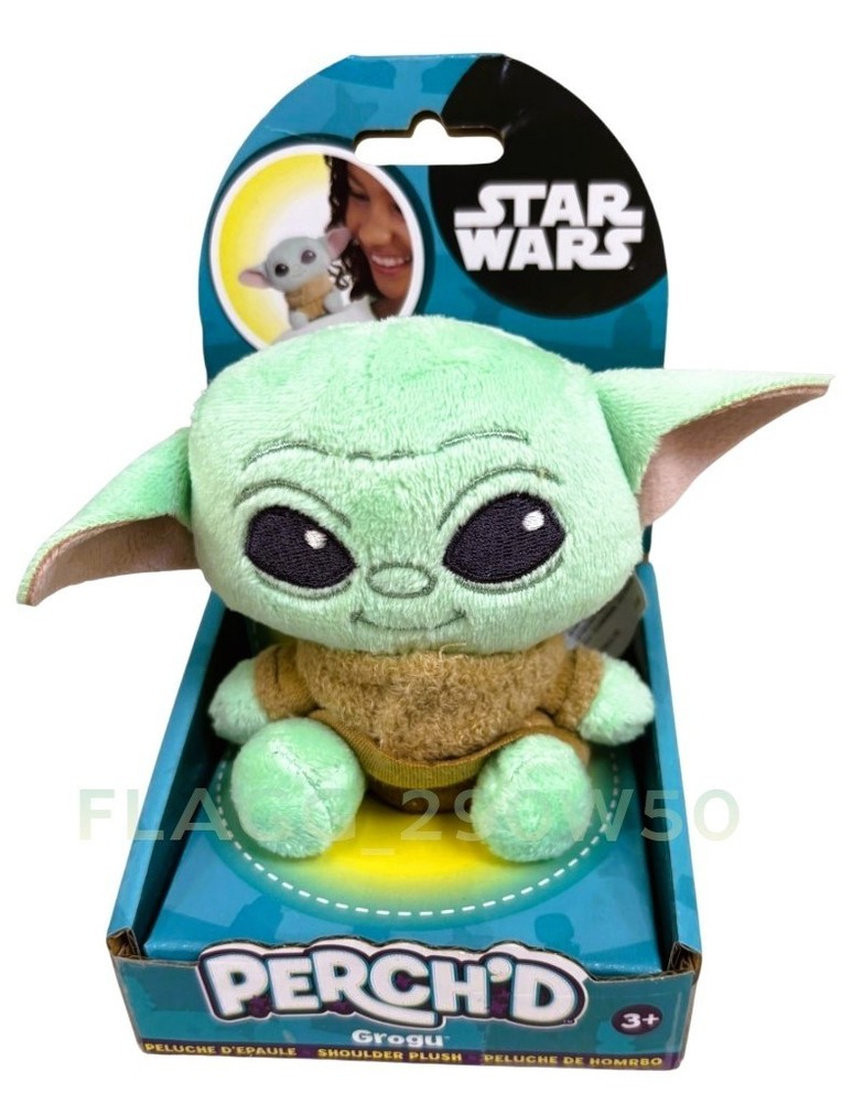NEW! Star Wars Perch’d -GROGU- 3.75″ Shoulder Plush Toy Figure 2026 **READ**