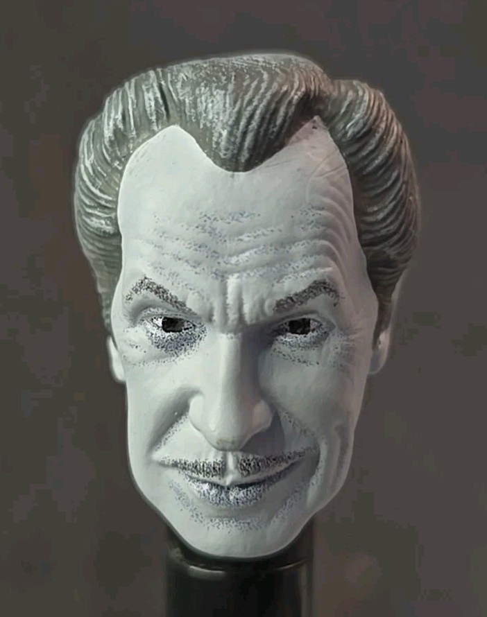 NECA custom fodder Black & White Elder Vincent Price Figure HEAD 1 Accessory
