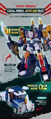 Miniforce Dinoid Warrior DINO COMMANDER+BUSTER GIGA STORM TERA TIDAL SHARK Set