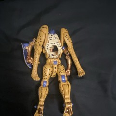 Hasbro Transformers Beast Wars Cheetor Transforming Action Figure, Blue/Gold