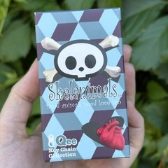 SEALED ORIGINAL BEAR SKELANIMALS ARTIST SERIES 2.5″ CHUNGKEE GLACIER BLUE RARE