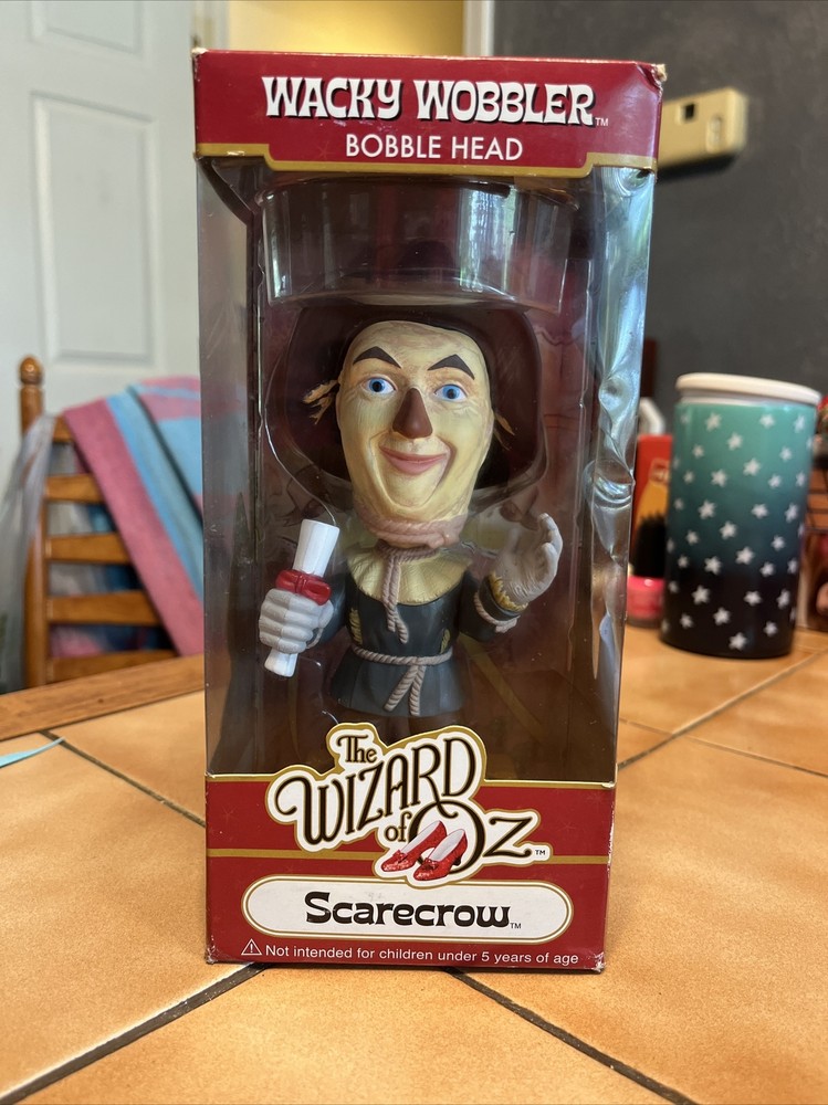 Wacky Wobbler Bobble Head the Wizard of Oz Scarecrow Some Box Wear