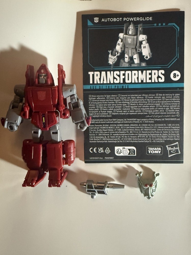 POWERGLIDE TRANSFORMERS AGE OF THE PRIMES NEW LOOSE DELUXE CLASS IN HAND