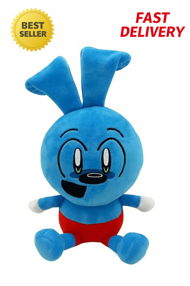 Riggy Rabbit Monkey Plush Toy Cartoon Game Soft Stuffed Plushaie Doll Kids