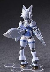 Polynian Lily Non-scale PVC ABS Action Figure 130mm Daibadi Japan Gift White Fox