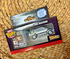 Funko Bitty POP! Rides Back To The Future #85521 Marty McFly & Time Machine -New