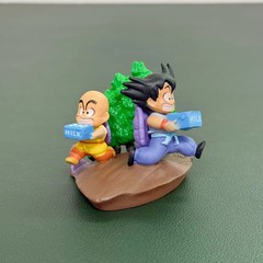 DBZ Goku Krillin Mini Figure 5cm PVC Anime Collectible Model Toy