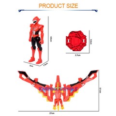 Miniforce Super Dino Power Trans Head Transformation Robot Collection Figure Toy