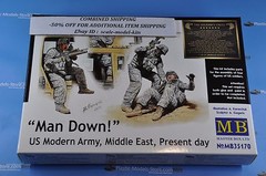 Master Box 35170 US Modern Army Middle East Present day Man Down! 1/35