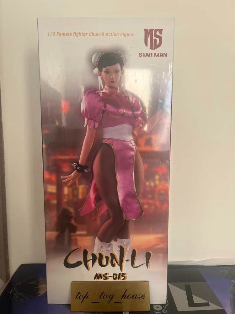 STAR MAN MS-015A 1/6 Street Girl Chun Female Fighter Li Action Figure Model Toy