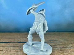 Handcrafted Gladiator Resin Figurine 80mm Collectible Sculpture