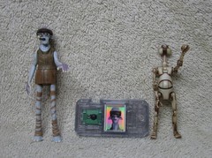1999 Hasbro Star Wars Episode I ODY MANDRELL & PIT DROID Loose & Complete Figure