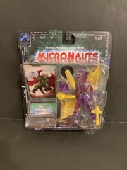 Palisades Micronauts Aliens REPTO Translucent Purple & Yellow Mint on Card 2002