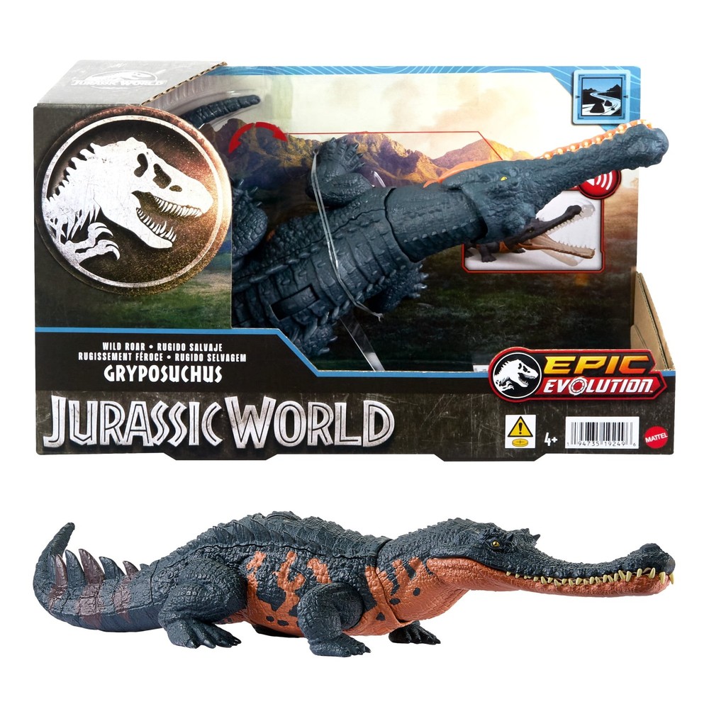 Jurassic World Wild Roar Epic Evolution GRYPOSUCHUS 12″ dinosaur WORKING sounds!