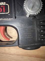1983 Kenner Star Wars ROTJ Han Solo Blaster Toy – Non-Working – Parts/Repair