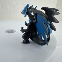 Vtg Nintendo Blue MEGA CHARIZARD X Pokemon TOMY 2.5″ Articulated Mini Figure