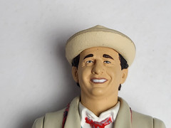 Doctor Who Seventh Doctor (McCoy) Figure (Remembrance) (Cream Suit) (Complete)