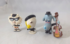 PEE WEE HERMAN Playhouse Puppet Land Band w. Cool Cat, Dirty Dog & Chicky Baby