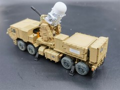 1/72 U.S HEMTT A4 Tank Mobile Dense Array NATO Tricolor Finished Model 3D Print