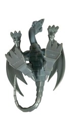 1996 Mattel Blue Eyes White Dragon Yu-Gi-Oh Kazuki Takahashi Toy Vintage 8″