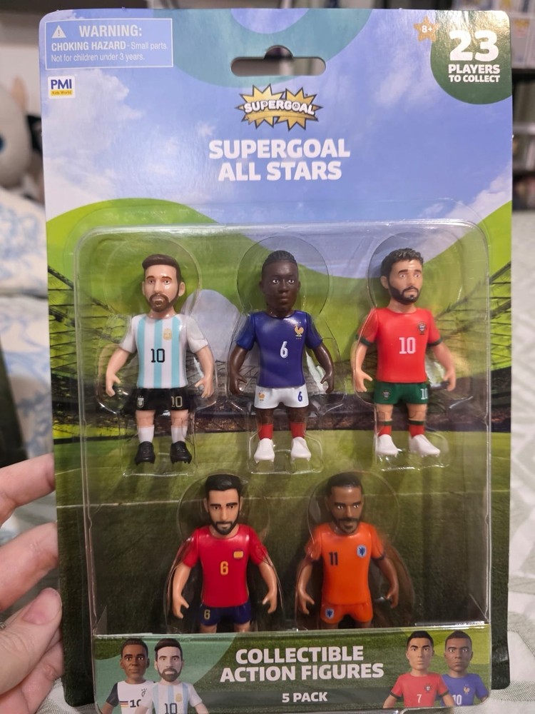 Supergoal All Stars International Soccer Team Collectible Action Figures Messi