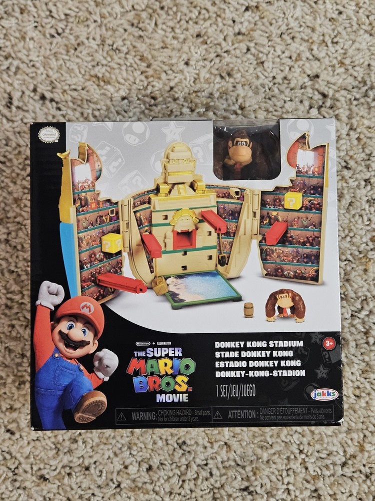The Super Mario Bros Movie Donkey Kong Stadium Playset NEW