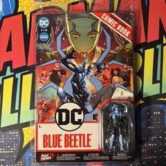 McFarlane DC Page Punchers 3″ BLUE BEETLE Figure With Comic – New & Sealed!