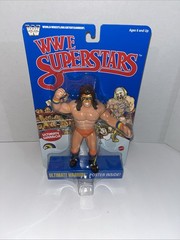 WWE LJN MATTEL SUPERSTARS ULTIMATE WARRIOR 8″ ACTION FIGURE BLUE CARD SHIPS NOW