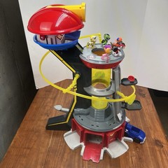 PAW Patrol Mighty Pups Lookout Tower Playset Figures Car Lights & Sound Work