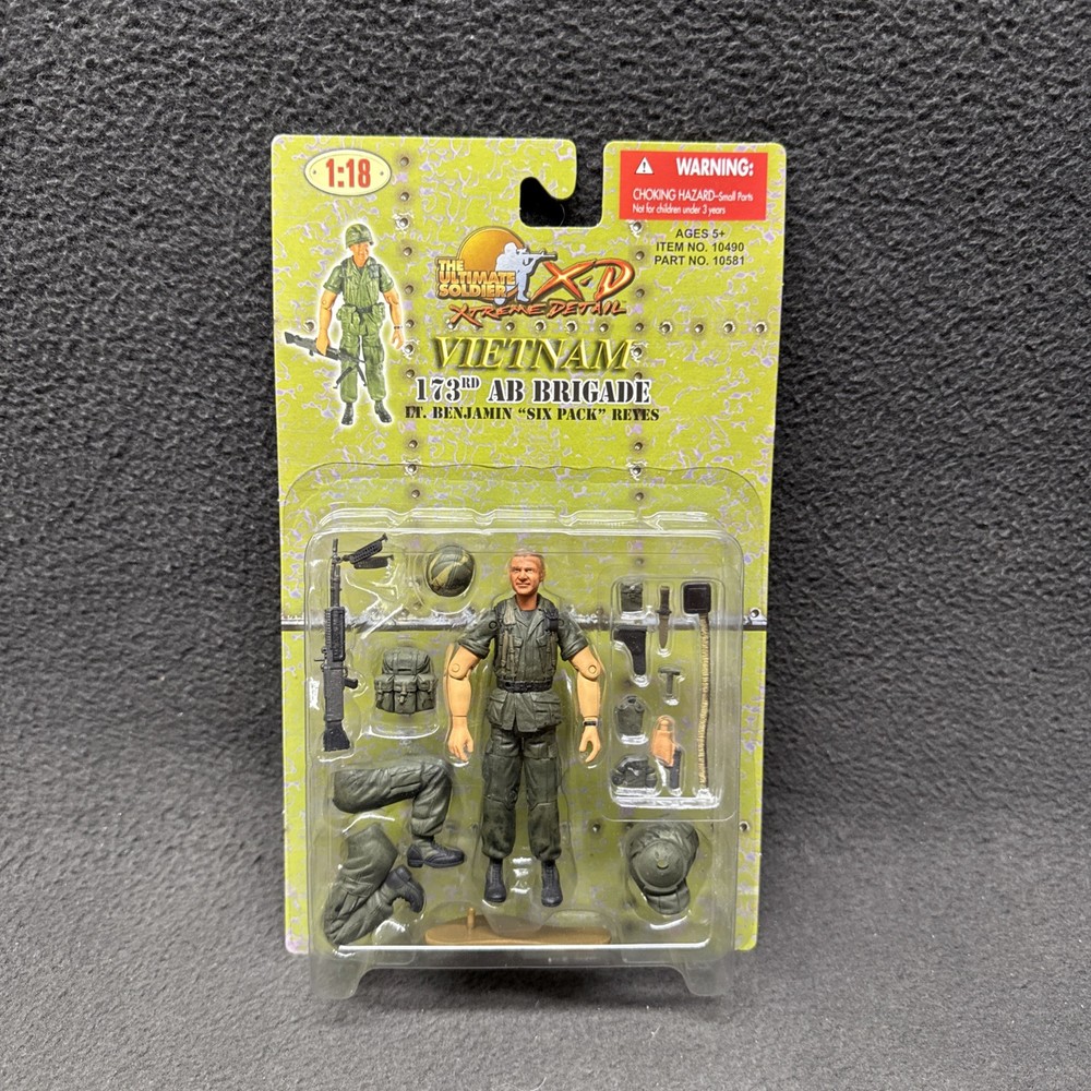 Ultimate Soldier LT Benjamin Six Pack Reyes 173rd AB Brigade XD Vietnam Figure