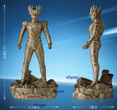 TONGSHIFU Ultraman Saga‌ Brass Figurine Collectible Statue Limited Model H16.5cm