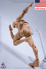 Wind Toys 1/12 Pale Flexible Doll Male Strong 6”Action Figure Joint Body w/Head