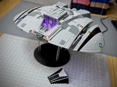 Battlestar Galactica 1978 Cylon Raider TOS Classic (14 in. ANIMATED LIGHTS)