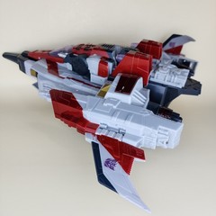 TRANSFORMERS Cybertron (Vintage 2005) STARSCREAM Supreme 13.5″ Action Figure