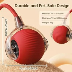 Automatic Rolling Ball Smart Cat Dog Toy Electric Pet Self-moving Kitten 1Pcs