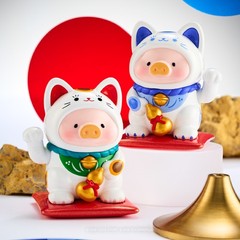 TOP Lulu The Piggy Blind Box Figures – Lucky Cat Series Figurines Collectibles