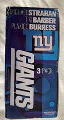 NFL McFarlane Sportspicks New York Giants 3 Pack: Strahan, Barber, Burress. 2006