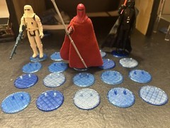 Vintage Star Wars action figure stands 3.75 QTY 45