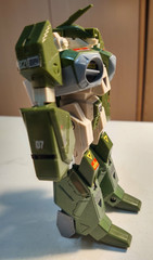 ROBOTECH Excite / Gakken ALPHA LANCER green 1980s toy WITH BOX gun and foam case