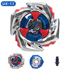 UX-11 Burst Beyblade Impact Drake Red Silver Starter Blue Spinning Top Gyro Toy