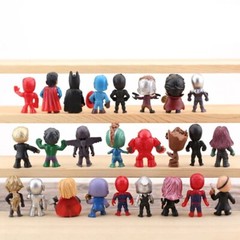 Exclusive 26 Pcs Marvel Avengers Mini Figure Set Super Heroes Toys Cake Topper