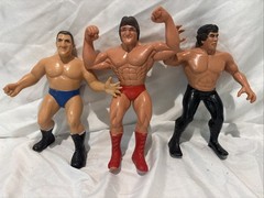 LJN WWF Figure Lot 1985 1986 Bruno Sammartino Ricky Steamboat Mr Wonderful