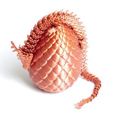3D Printed Dragon Egg Model,Articulated Animals Figure,Fidget Toys Home Decor