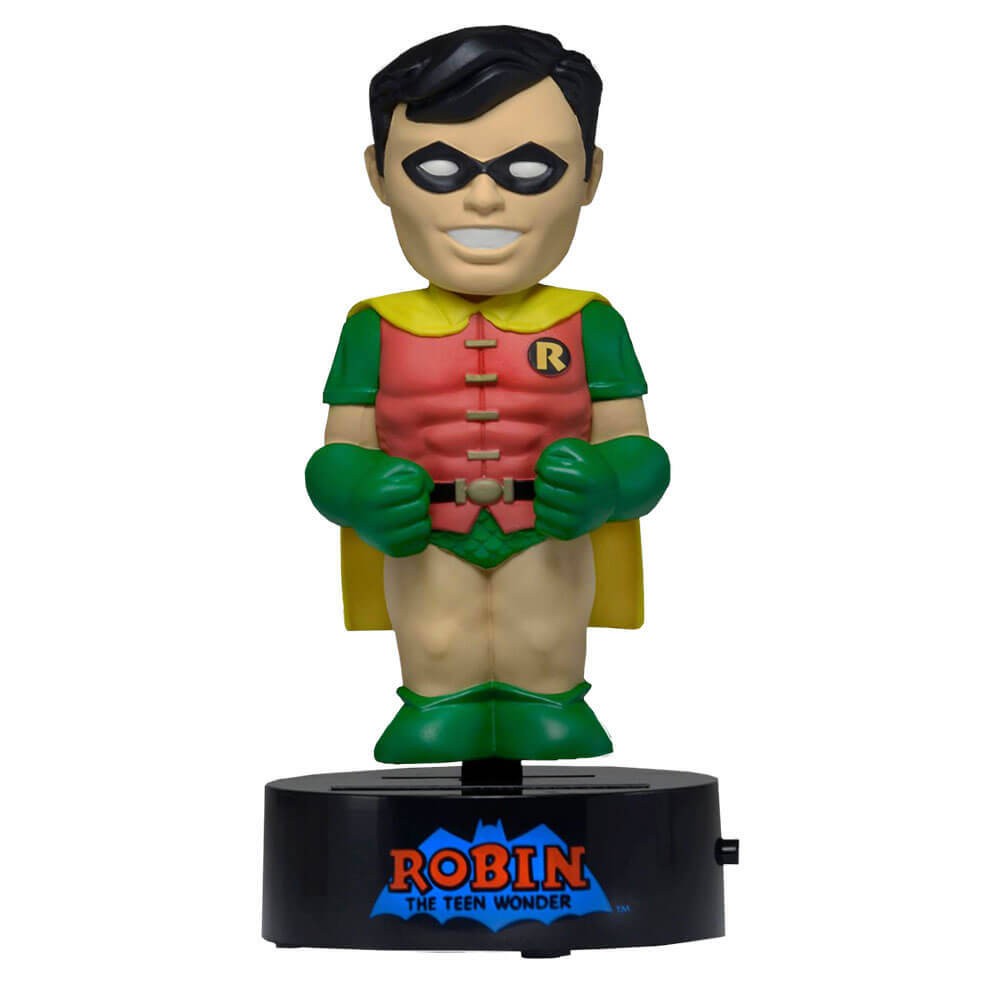NECA DC Comics – Robin Body 6″ Solar Powered Knocker (No Batteries Required)