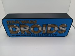 Retro Droids star wars logo lightbox sign for vintage DROIDS Star Wars display