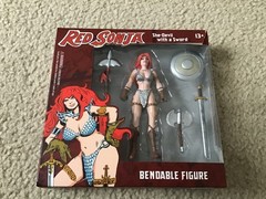 Red Sonja She Devil 5-inch Bendable Action Figure By NJ Croce