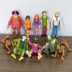 5″ Scooby-Doo 50th Anniversary Ghost Monster Fred Shaggy Action Figure Kids Toy