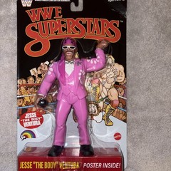 WWE SUPERSTARS LJN JESSE “THE BODY” VENTURA BLACK CARD 8” RETRO FIGURE 2026